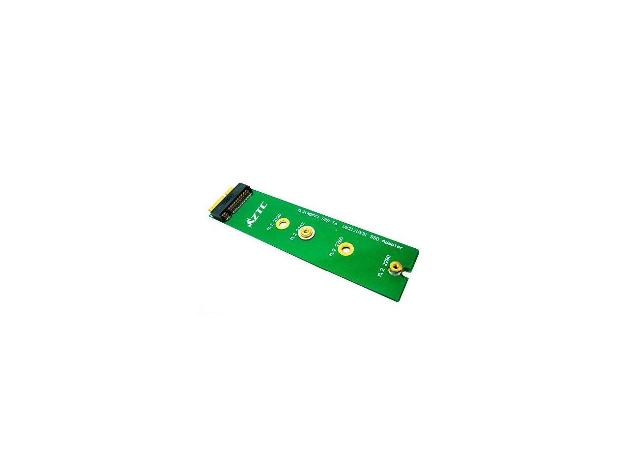 ZTC Thunder Board NGFF M.2 M or B Key SSD to 18Pin. Replacement For Sandisk U100 Series SDSA5JK and ADATA XM11 all sizes SSD in Asus UX31 UX21 Zenbook. Model ZTC-AD003