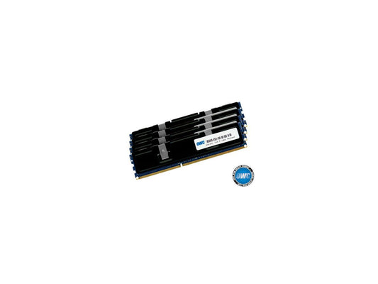 OWC 64GB ( 4x16GB ) PC3-10600 DDR3 ECC 1333MHz SDRAM DIMM 240 Pin Memory Upgrade kit For MacPro 'Nehalem'& Westmere' models.Perfect For the Mac Pro 8-core and Quad-core Xeon systems.OWC1333D3X9M064