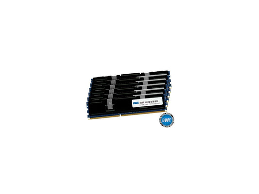 OWC 96GB ( 6x16GB ) PC3-10600 DDR3 ECC 1333MHz SDRAM DIMM 240 Pin Memory Upgrade kit For Mac Pro 'Nehalem' & 'Westmere' models. Perfect For the Mac Pro 8-core Xeon systems. Model OWC1333D3X9M096