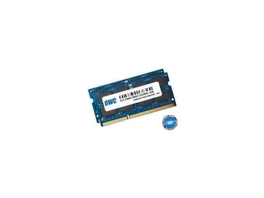 OWC 4GB ( 2x2GB ) PC3-10600 DDR3 1333MHz SODIMM 204 Pin Memory Upgrade Kit For early 2011 MacBook Pro models and Mid 2010 21.5" & 27" iMac Models, Mid 2011 Mac mini models Model OWC1333DDR3S04S