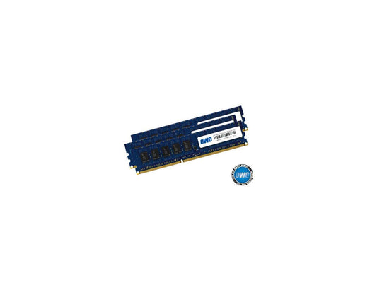 OWC 12GB ( 3x4GB ) PC3-8500 DDR3 ECC 1066MHz SDRAM 240 Pin Memory Upgrade kit For Mac Pro Early 2009 & Late 2010 'Nehalem' & 'Westmere' systems and Early 2009 Xserve. Model OWC85MP3S4M12GK