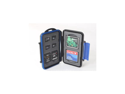 ZTC Micro Card Travel Case 16 x Micro Cards Rugged Water and shock proof. Floats if Dropped in The Water Model ZTC-CAS002