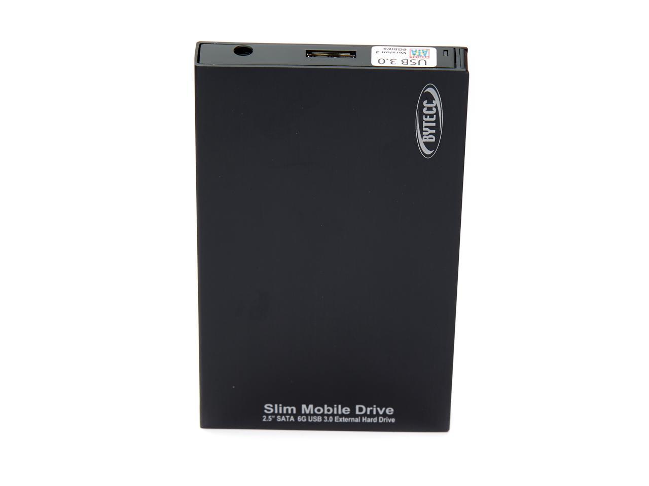 NEON SATA II SATA III 2.5" Hard Drive and SSD Black Aluminium Enclosure Model HD3-S3U3