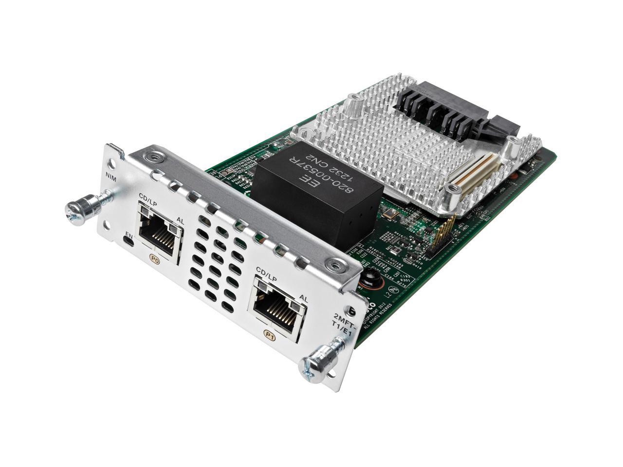 Cisco 2 port Multi-flex Trunk Voice/Clear-channel Data T1/E1 Module Model NIM-2MFT-T1/E1=