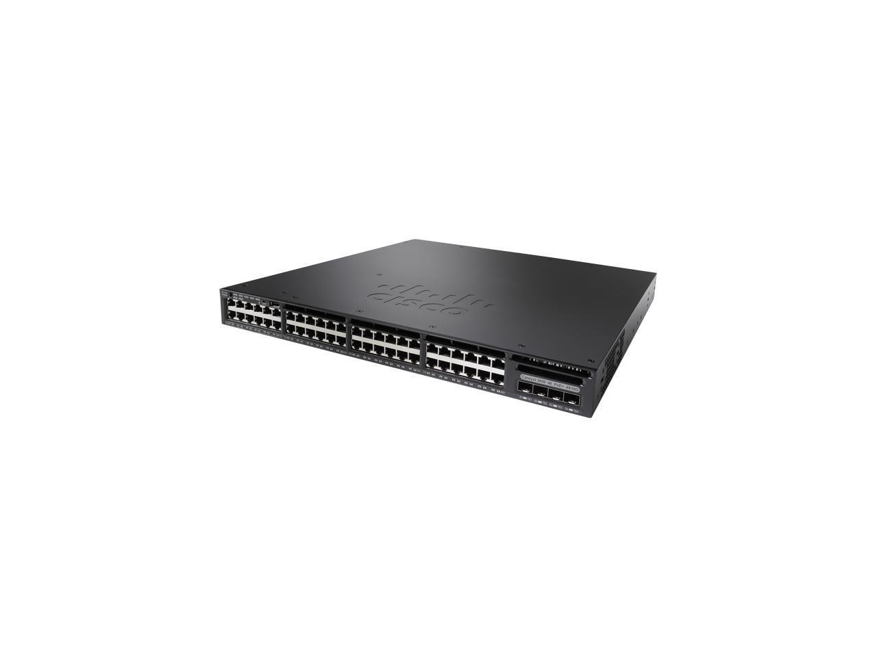 Cisco 48 ports Catalyst 3650-48F Ethernet Switch