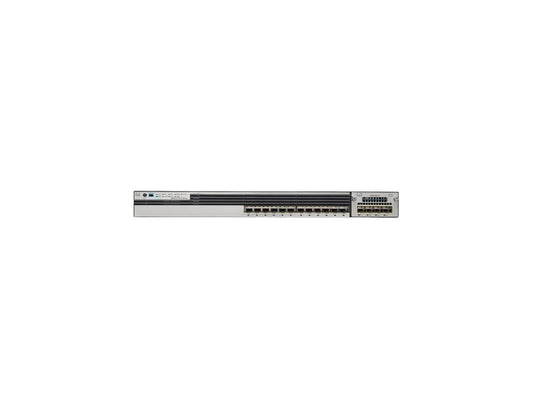 Cisco Catalyst Rack-mountable Layer 3 Switch Model WS-C3850-12S-S