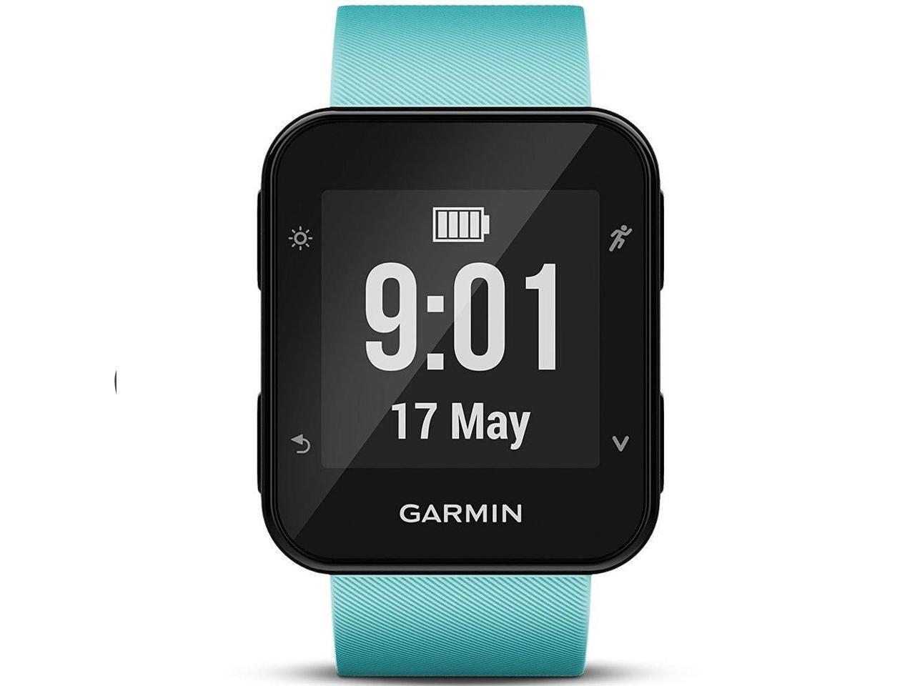 Garmin Forerunner 35 Fitness GPS Running Watch with HRM Frost Blue Edition Model 010-01689-12