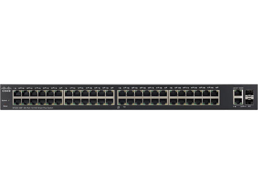 Cisco 48 Port 2 Layer Supported 10/100 PoE Smart Plus Switch Model SF220-48P-K9-NA