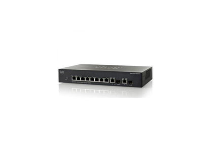 Cisco SG350-10P 10-Port Gigabit PoE 3 Layer Supported Managed Switch Model SG350-10P-K9-NA