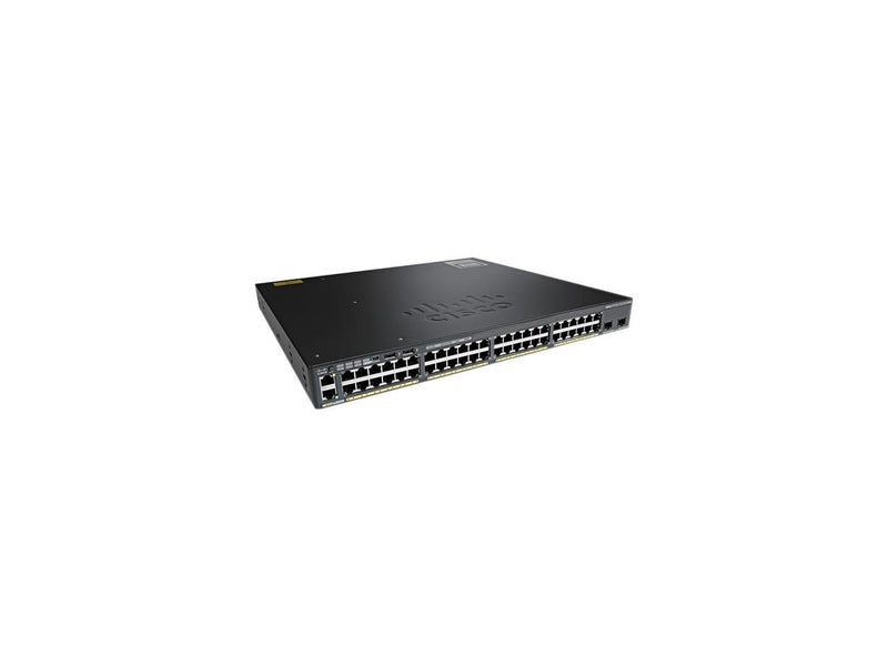 Cisco Catalyst 48 Ports 10/100/1000Base-T 2 Layer Supported Ethernet Switch Model WS-C2960X-48TD-L