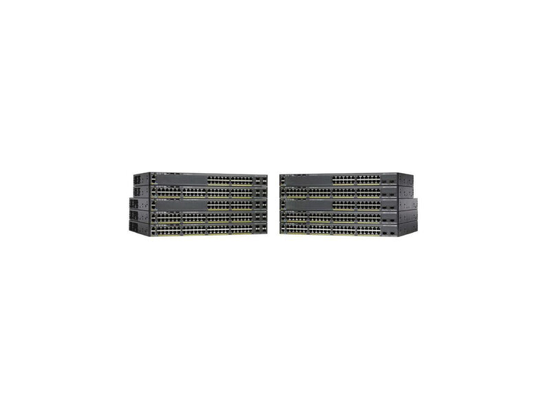 Cisco Catalyst 48 Ports 10/100/1000Base-T 2 Layer Supported Ethernet Switch Model WS-C2960X-48TD-L