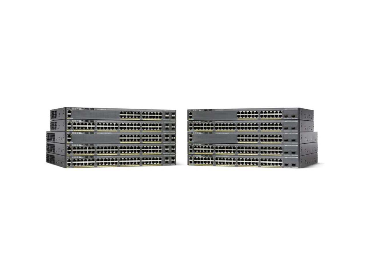 Cisco Catalyst 48 Ports 2 Layer Supported Ethernet Switch model WS-C2960X-48FPS-L