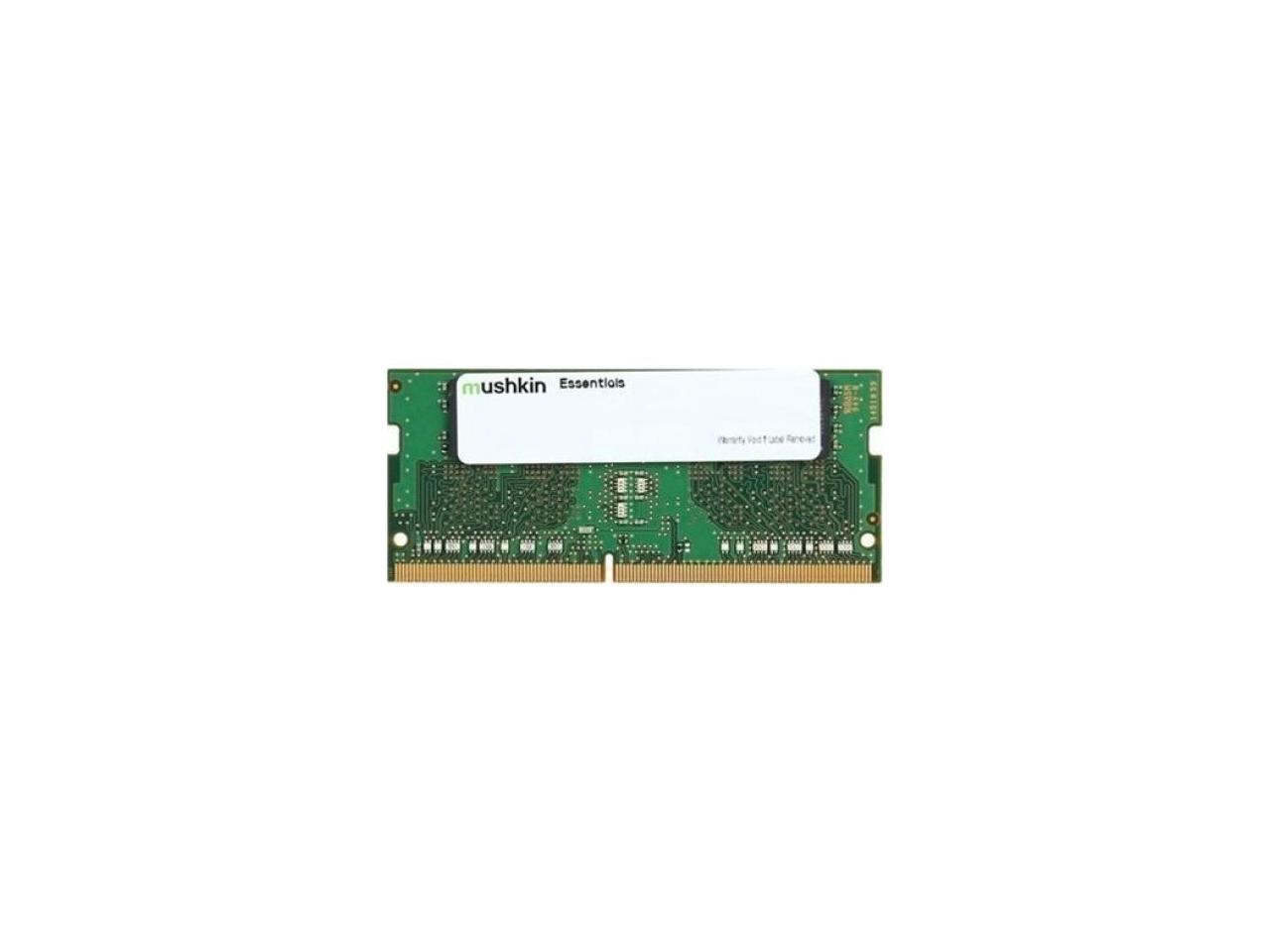 Mushkin 4GB (1x4GB) Essentials DDR4 CL17 PC4-19200S 2400MHz Laptop Memory Model MES4S240HF4G