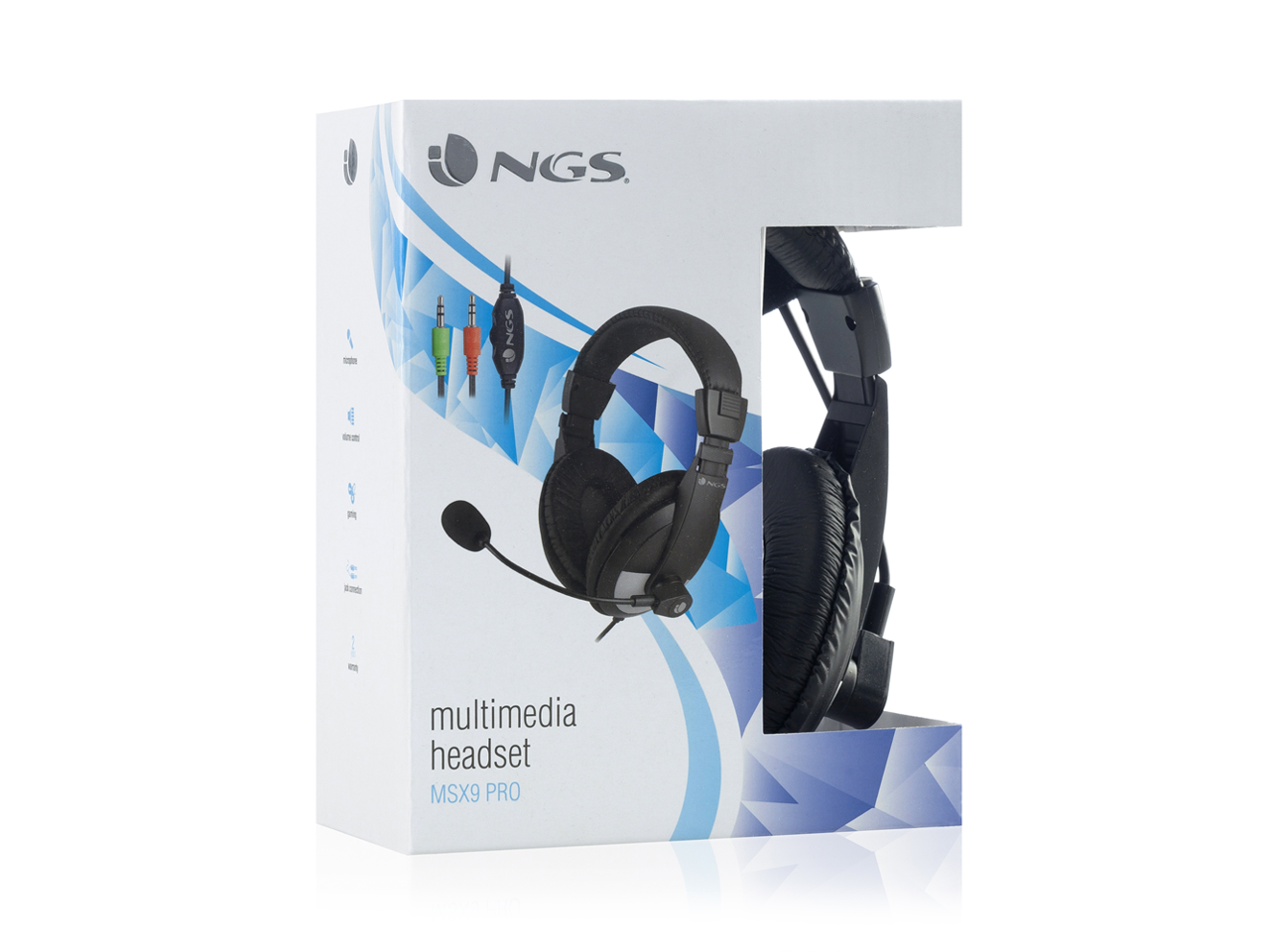 NGS Gaming Stereo Headset Color Black Model MSX9PRO
