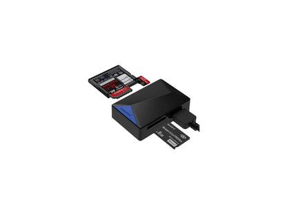 Sabrent 4 Slot USB 3.0 Super Speed Memory Card Reader Model SABCRBMC3