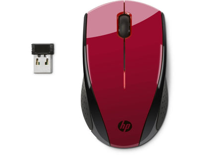 HP X3000 1200 dpi USB Wireless Mouse Color Red Model K5D26AA#ABA