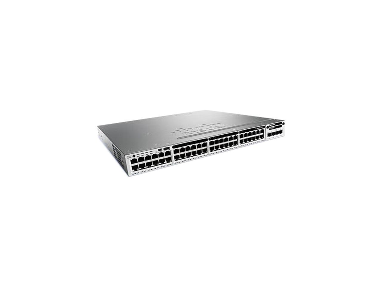 Cisco Catalyst 3850 Series 48 Ports Manageable Layer 3 Switch Model 3850-48U