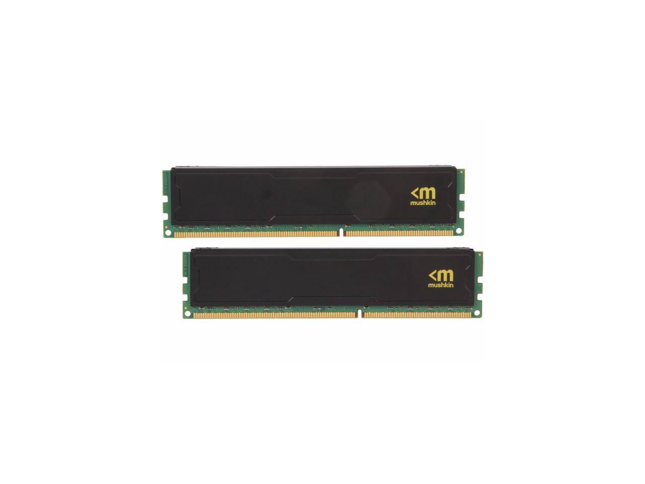 Mushkin 16GB (2x8GB) Stealth DDR3 1600MHz PC3L-12800 Desktop Memory Model MST3U160BM8GX2