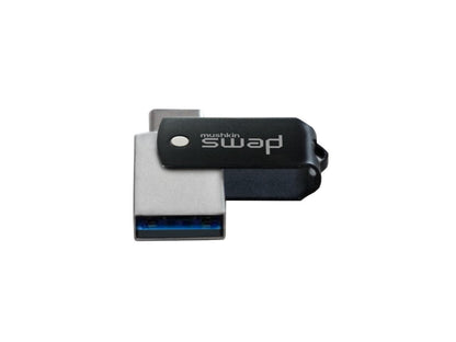 Mushkin 64GB USB 3.1 Type-C Flash Drive Memory Model MKNUFDSW64GB
