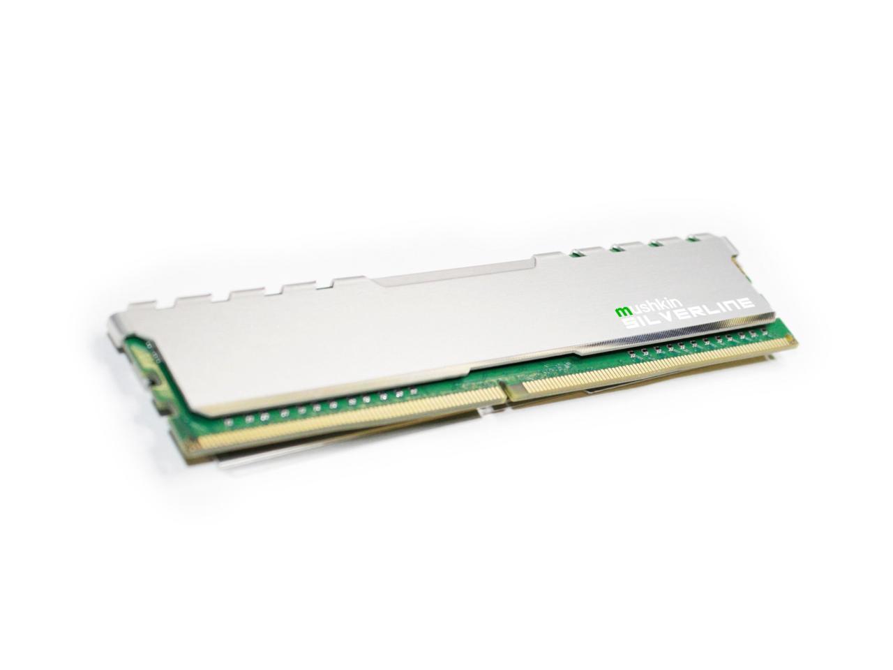 Mushkin Silverline 8GB (2X4GB) DDR4 PC4-17000 2133MHz 288-pin Desktop Memory Model MSL4U213FF4GX2