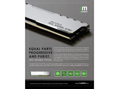 Mushkin Silverline 16GB (2 x 8GB) 288-Pin DDR4 SDRAM DDR4 2133 (PC4 17000) Memory (Desktop Memory) Model MSL4U213FF8GX2