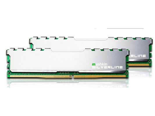 Mushkin Silverline 32GB (2 x 16GB) 288-Pin DDR4 SDRAM DDR4 2666 (PC4 21300) Desktop Memory Model MSL4U266KF16GX2