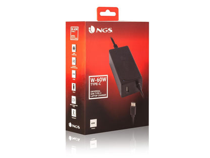 NGS 60W Type C Laptop Charger W-60W - USB 5V/2A