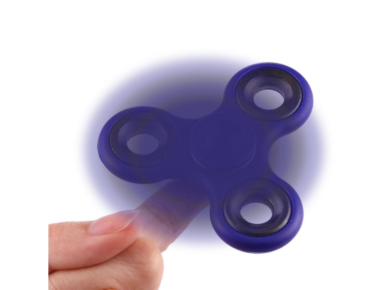 EyezOff Blue Fidget Spinner ABS Material 1.5-min Rotation Time, Steel Beads Bearing