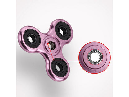 EyezOff Rose Gold Fidget Spinner Aluminium Alloy Material 3-min Rotation Time