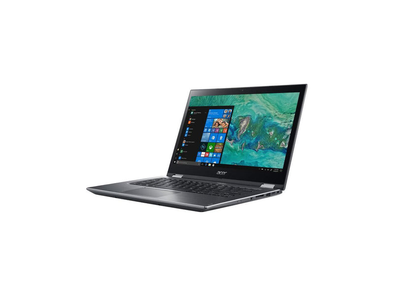 Acer Spin 3 SP314-52-50HT 14" Touchscreen LCD 2 in 1 Notebook - Intel Core i5 (8th Gen) i5-8265U Quad-core (4 Core) 1.60 GHz - 8 GB DDR4 SDRAM - 1 TB HDD - Windows 10 Home 64-bit - 1920 x 1080 - In-plane Switching (IPS) Technology - Conv...