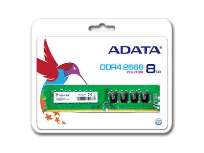 AData 8GB DDR4 2666MHz PC4-21300 CL19 Desktop Memory