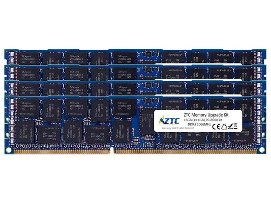 ZTC 64GB (4 x 16GB) Memory Upgrade Kit for Mac Pro 2013 PC3-14900 1866MHz DDR3 ECC Registered SDRAM