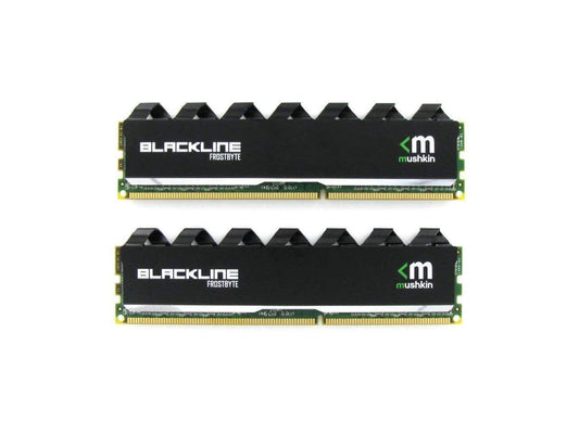 Mushkin 32GB (2x16GB) Blackline DDR4 UDIMM PC4-2400 Desktop Memory Model BA4U240FFFF16GX2