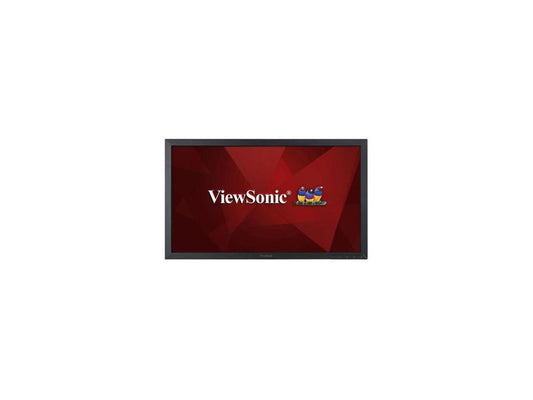 Viewsonic VA2452SM_H2 24" Full HD 1920 x 1080 6.5ms VGA DVI-D DisplayPort Flicker-Free Technology Blue Light Filter Built-in Speakers Anti-Glare Backlit LED Dual Monitor Pack