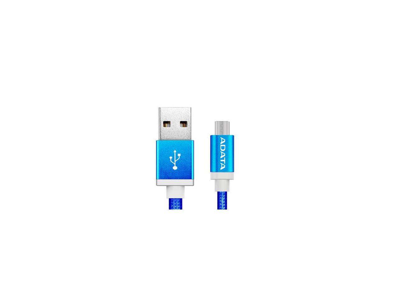 AData Android USB to Micro USB Charging/Sync Cable, 100cm - Blue