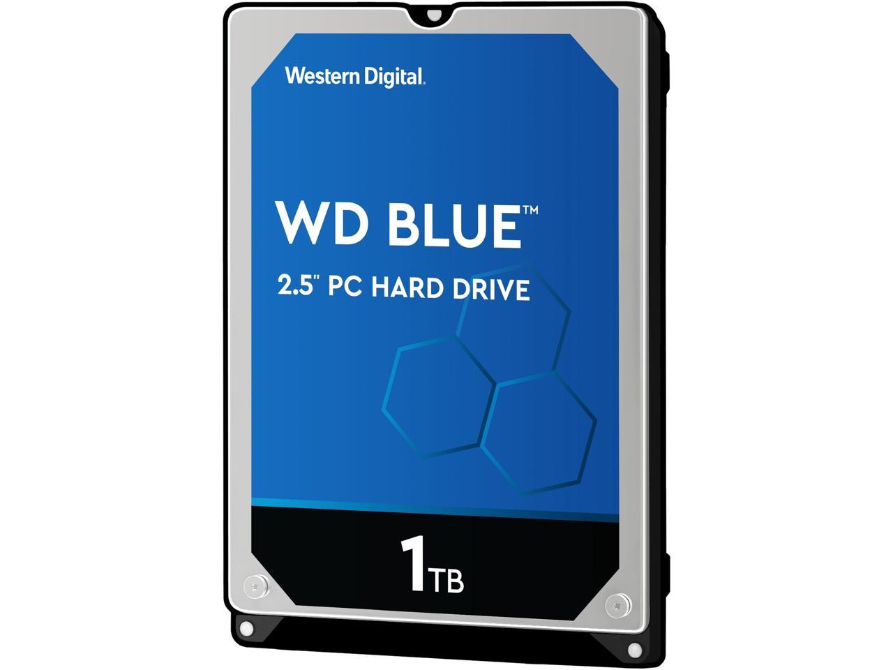 WD Blue WD10SPZX 1 TB Hard Drive - 2.5" Internal - SATA (SATA/600) - 5400rpm - 128 MB Buffer