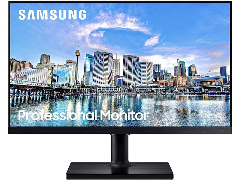 Samsung F24T452FQN Display 24" 1080p Computer Monitor, 75Hz, IPS, HDMI, USB, Ultra-thin Bezel, Adjustable Stand (LF24T452FQNXGO)