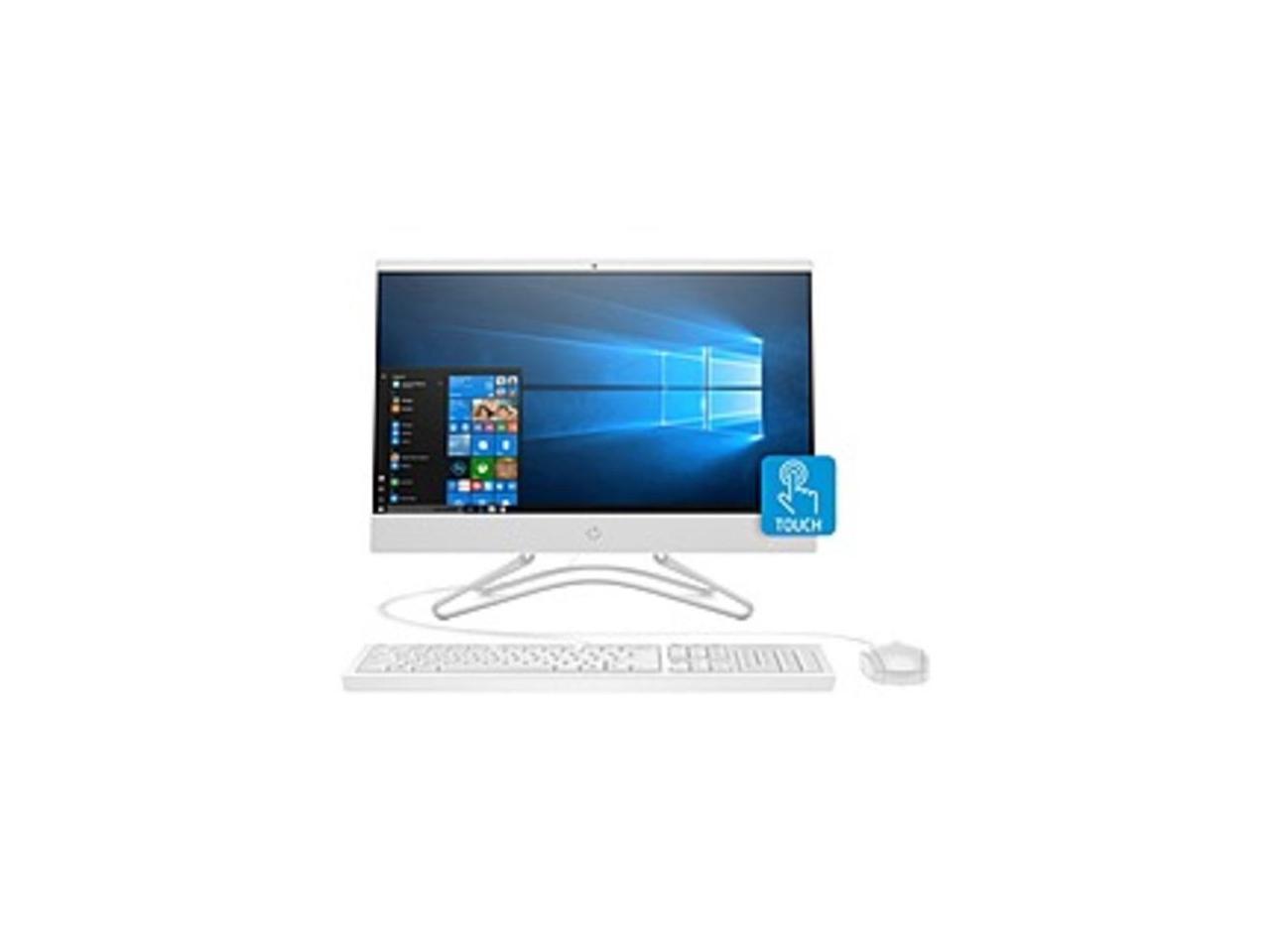 HP All-in-One Computer 22-c0030 Intel Core i3 8th Gen 8130U (2.20 GHz) 4 GB DDR4 1 TB HDD 21.5" Touchscreen Windows 10 Home 64-Bit