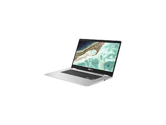 Asus Chromebook C523NA-DH02 15.6" Chromebook - 1366 x 768 - Celeron N3350 - 4 GB RAM - 32 GB Flash Memory - Silver - Chrome OS - Intel HD Graphics - Bluetooth - Dual-core (2 Core)
