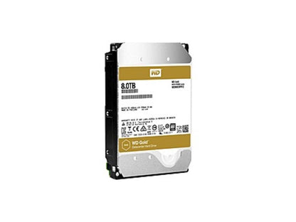 [Refurb] WD Gold 8TB Enterprise Class HDD - 7200RPM SATA 6 Gb/s - WD8003FRYZ