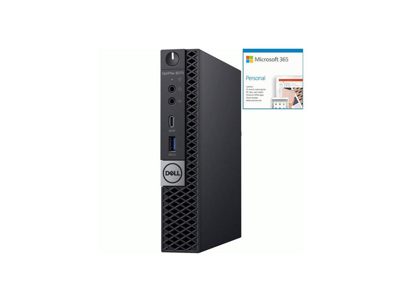Dell OptiPlex 5000 5070 Desktop Computer - Intel Core i5 9th + Microsoft 365 Bundle