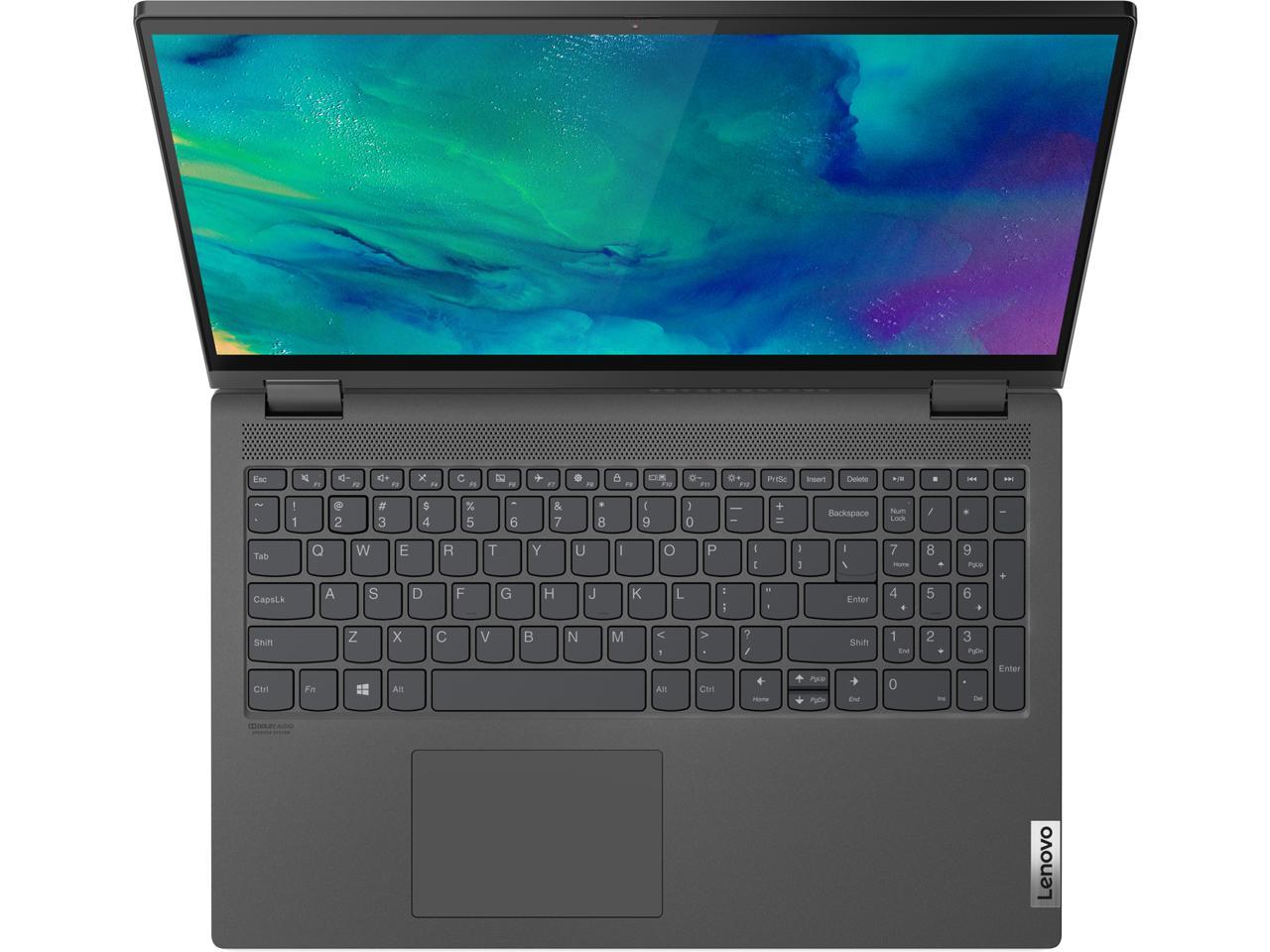 Lenovo IdeaPad Flex 5 15IIL05 81X3000BUS Intel Core i3 10th Gen 1005G1 (1.20 GHz) 8 GB Memory 128 GB PCIe SSD Intel UHD Graphics 15.6" Touchscreen 1920 x 1080 Convertible 2-in-1 Laptop Windows 10 S