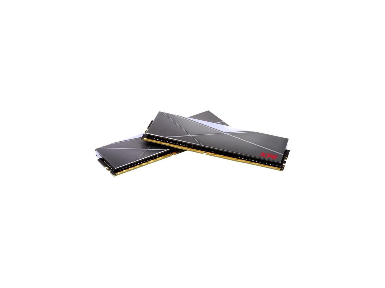 XPG SPECTRIX D50 16GB (2 x 8GB) DDR4 3600 (PC4 28800) CL18 RGB Desktop Memory AX4U360038G18A-DT50
