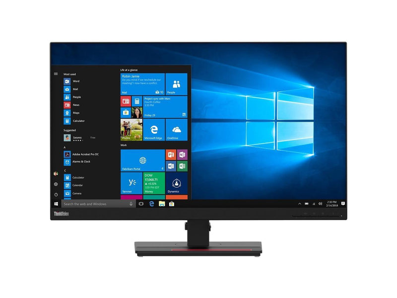 Lenovo ThinkVision T27h-20 27-inch 16:9 QHD Monitor with USB Type-C