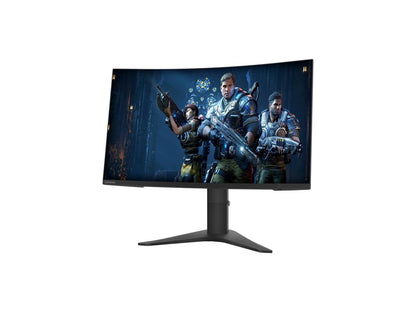 Lenovo G27c-10 27" Full HD Curved Screen WLED Gaming LCD Monitor - 16:9 - Raven Black - Vertical Alignment (VA) - 1920 x 1080 - 16.7 Million Colors - FreeSync - 350 Nit Typical - 4 ms Extreme Mod