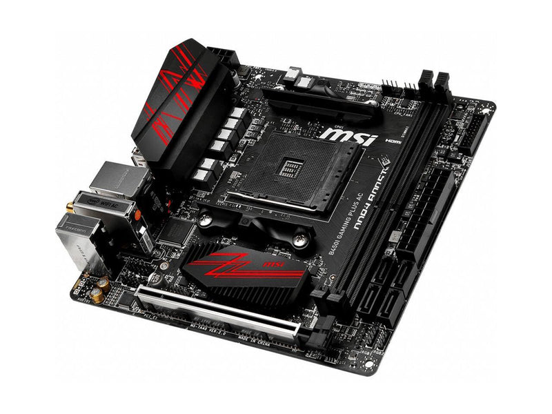 MSI B450I GAMING PLUS MAX WIFI AM4 AMD B450 SATA 6Gb/s Mini ITX AMD Motherboard