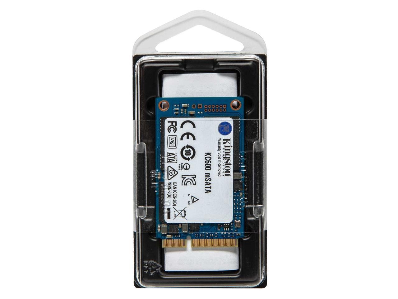 Kingston KC600 256GB MSATA Internal Solid State Drive SKC600MS/256G