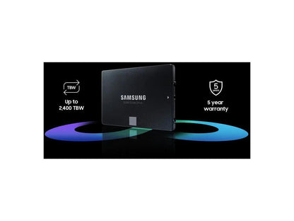 Samsung 870 EVO 4 TB Solid State Drive - 2.5" Internal - SATA (SATA/600) - Desktop PC, Notebook, Motherboard, Server, Video Recorder Device Supported - 2400 TB TBW - 560 MB/s Maximum Read Transfe