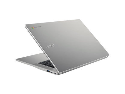 Acer Chromebook 317 CB317-1H CB317-1H-C41X 17.3" Chromebook - Full HD - 1920 x 1080 - Intel Celeron N5100 Quad-core (4 Core) 1.10 GHz - 4 GB RAM - 32 GB Flash Memory - Sparkly Silver - Chrome OS