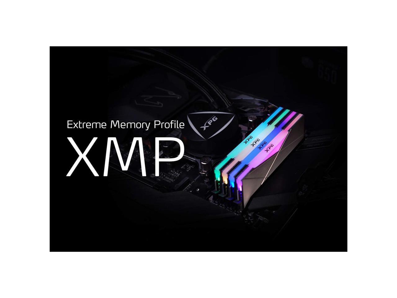 XPG SPECTRIX D50 16GB (2 x 8GB) DDR4 3000 (PC4 24000) CL16 RGB Desktop Memory AX4U300038G16A-DT50